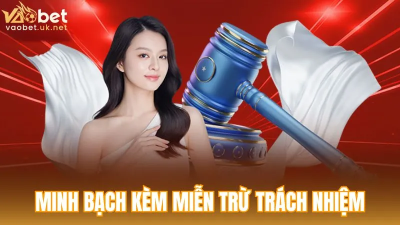 Các biện pháp minh bạch được triển khai song song với Miễn trừ trách nhiệm