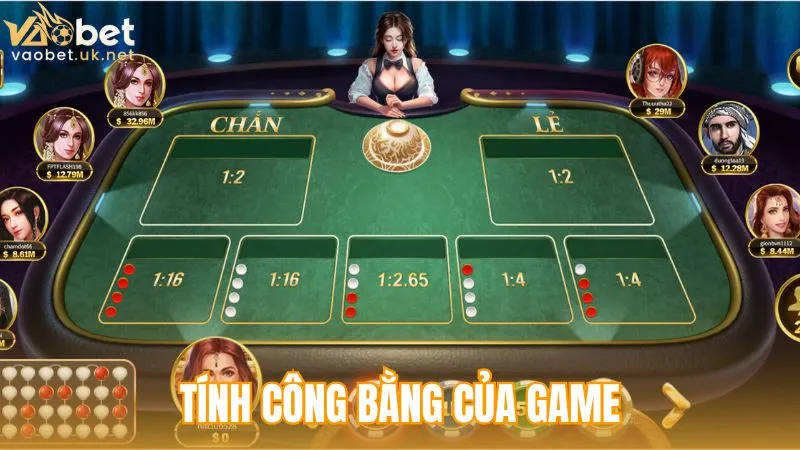 Xóc đĩa Vaobet có bịp không? - Tính công bằng của game